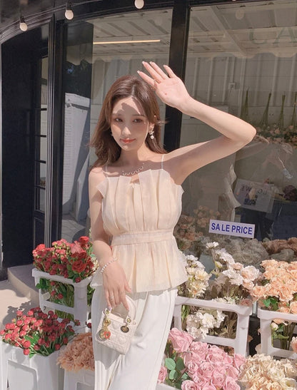 Sat. 抹胸腰束綁帶上衣