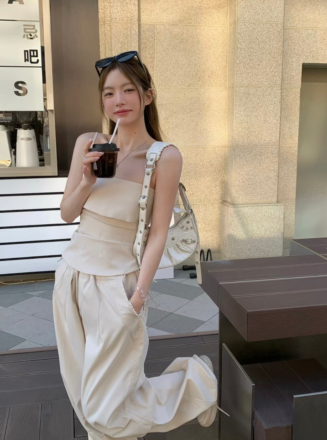 Tue. 夏日百搭工裝背心套裝