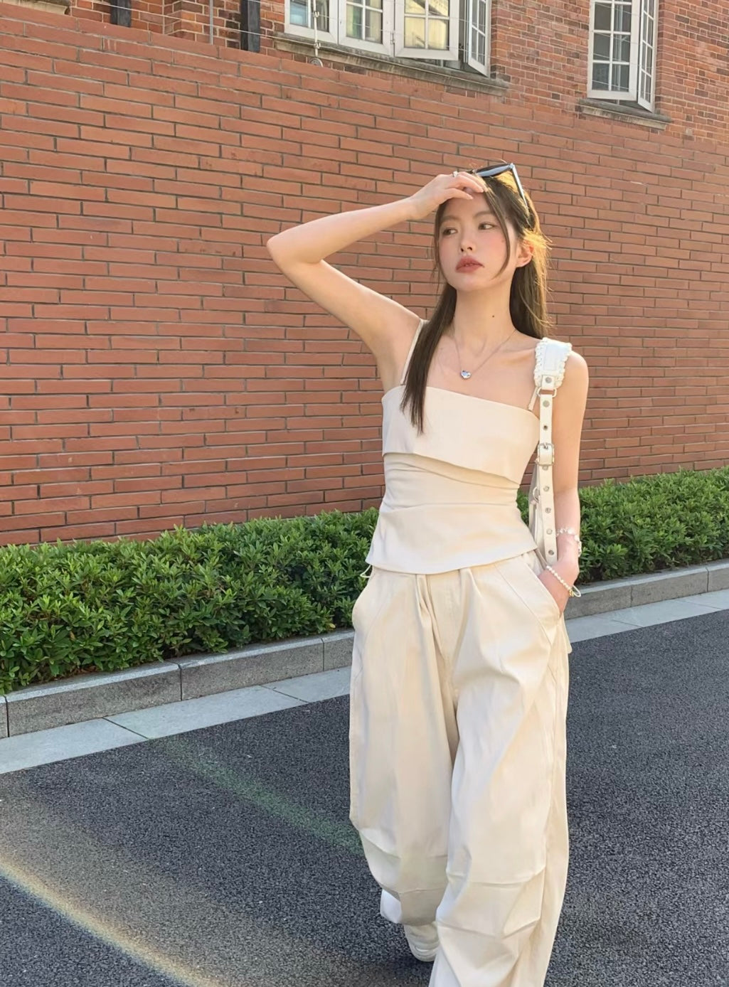 Tue. 夏日百搭工裝背心套裝
