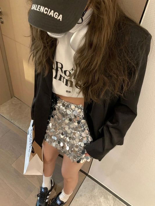 Sat. 絕美亮片包臀裙