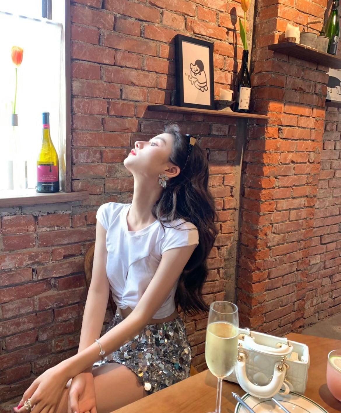 Sat. 絕美亮片包臀裙