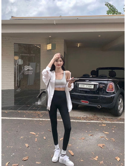 Mon. 顯瘦瑜珈褲 三色/黑