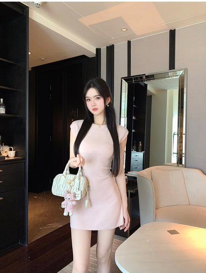 Sun. 溫柔姐姐收腰連身裙 新色櫻花粉