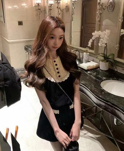 Sat. Miu系甜美經典黑白配色裙裝