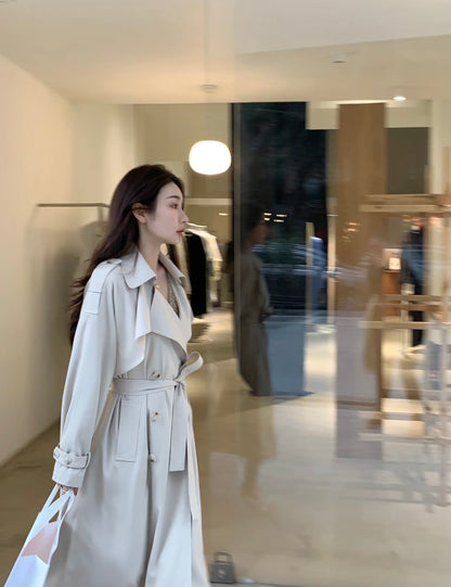 Sat. 女主氣質雙排扣垂感風衣