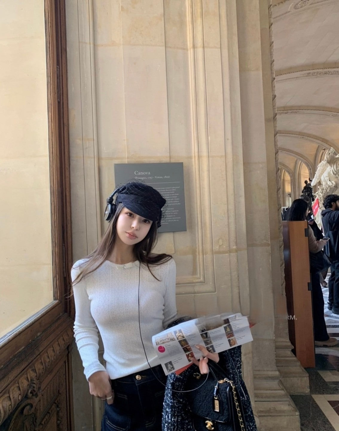 Thu.香家乖乖女 純色款烤邊特殊機織打底針織上衣 長/短袖